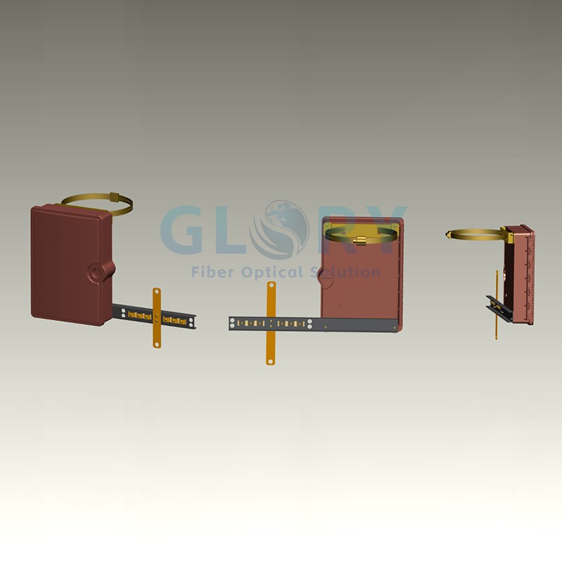 Fiber Optic Wall Mount Termination Box pole Fiber Optic Wall Mount Termination Box pole